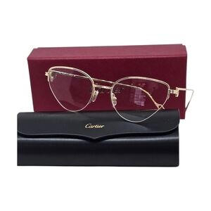 Cartier Women's Gold Frame Glasses